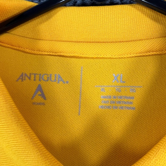 Michigan Wolverines Polo Shirt Womens Extra Large Yellow Short Sleeve New - Picture 2 of 13